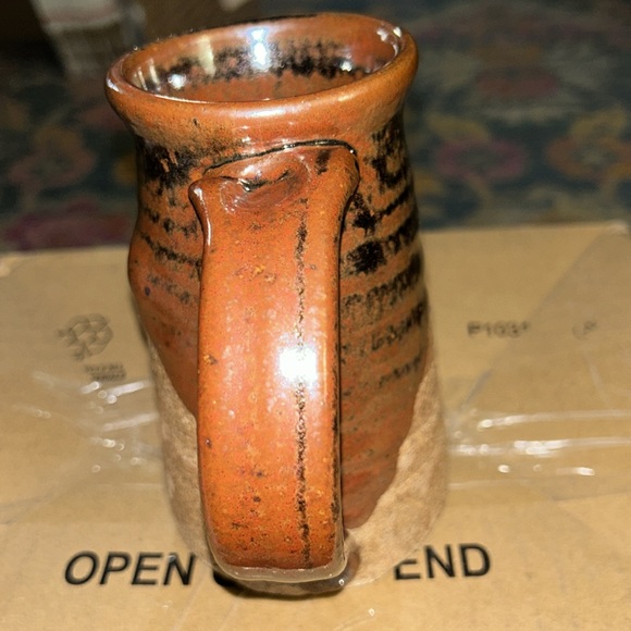 Vintage Funny Face/Goofy Art Pottery Clay Coffee/Tea/Beer/Mug - Picture 4 of 8